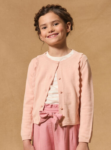 Peach CARDIGAN MIXCAETTE 2 / 25E2PF52CAR311