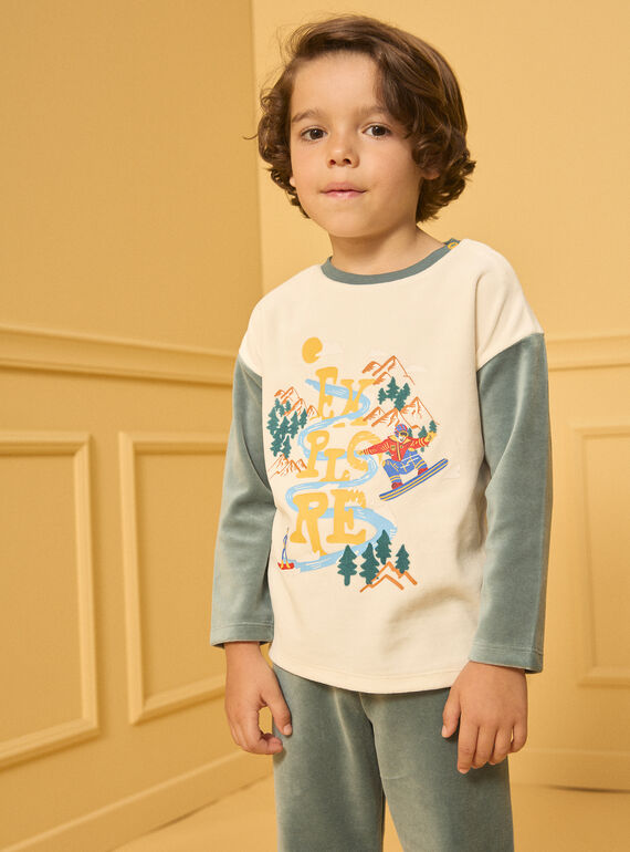 Heather beige PYJAMA LECRUAGE / 24H5PG43PYJA011