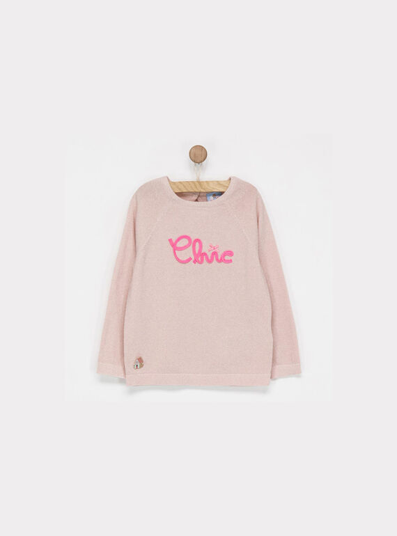 Pale rose Pullover NALOUETTE / 18E2PF71PUL301