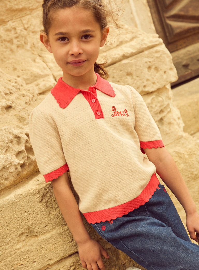 Light beige PULLOVER SS NEPOUETTE / 25H2PFK1PSM801