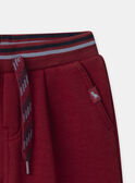 Dark red JOGGING PANTS NMEPEAGE / 25H3PGI1JGB504