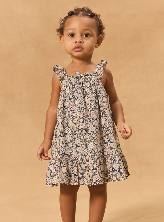 Blue DRESS MAZOE / 25E1BFR1ROBC243