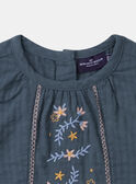 Violet blue BLOUSE MASOLENE / 25E1BFP1CHE221