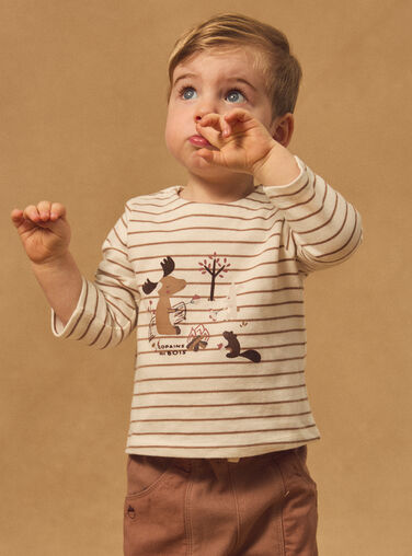 Ivory TEE SHIRT LS Ivory TEE SHIRT LS NAMAXIME / 25H1BGT1TML005