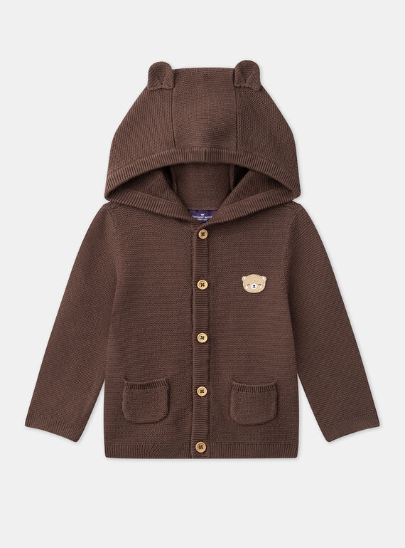 Brown KIDS CARDIGAN LAFAREL / 24H1BGK1GIL815