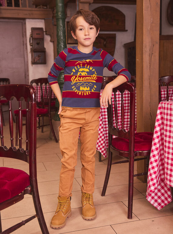 Navy TEE SHIRT LS LYRAYAGE / 24H3PGO2TML070