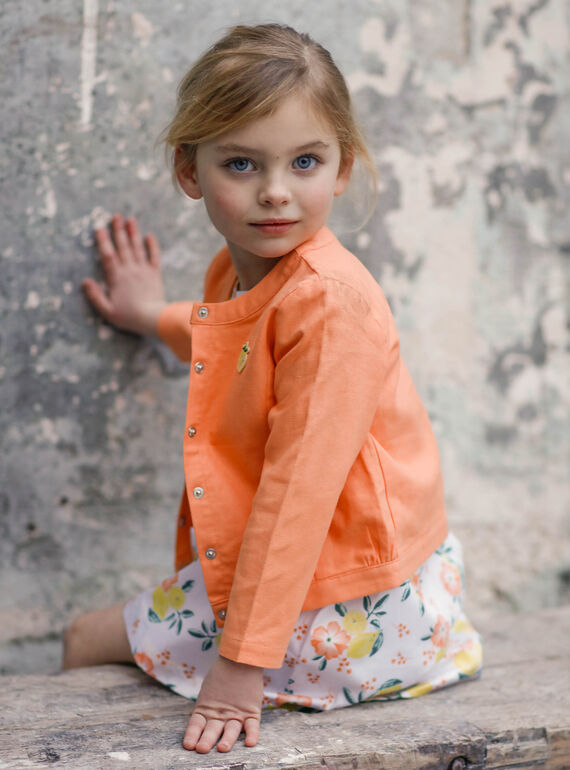 Light orange BLAZER ZIJAKETTE / 21E2PFO1VES406