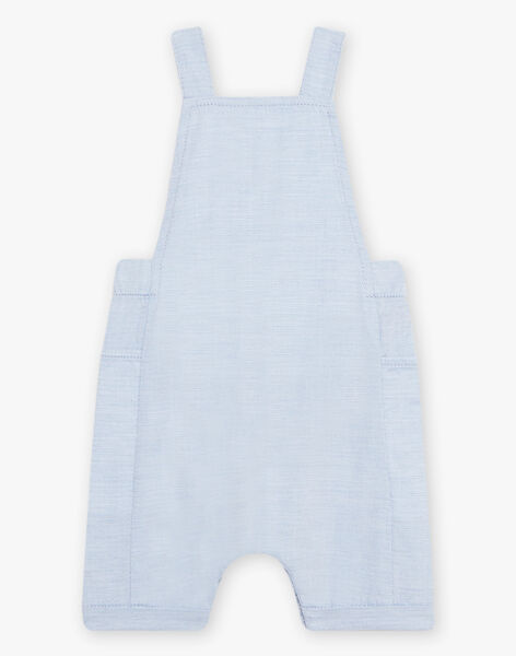 Baby boy short blue overalls CYBLAISE / 22E1BG11SAC020
