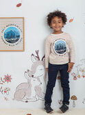 Baby boy dark blue jeans with belt BIDISAGE / 21H3PGJ1JEAP270