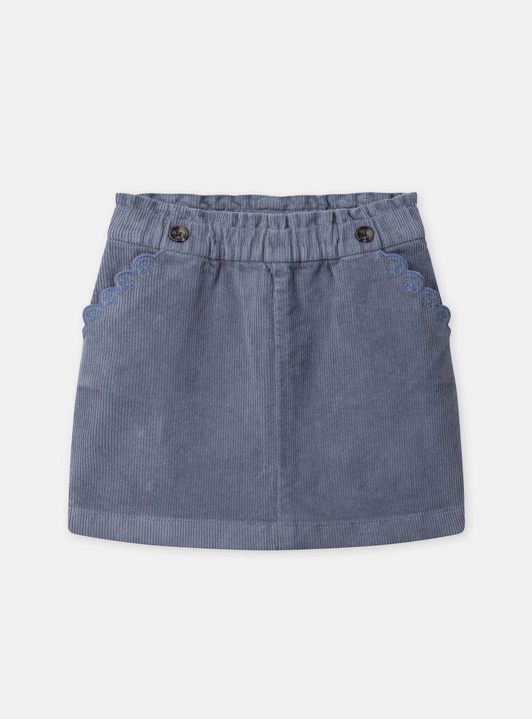 Greyish blue SKIRT NLOJUETTE / 25H2PFW1JUP205