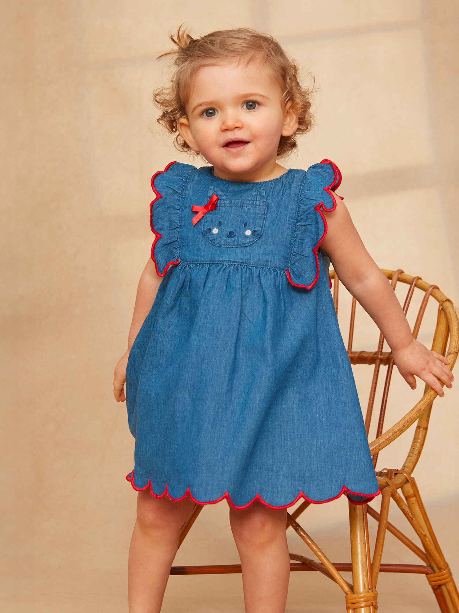 Denim pinafore dress sportsgirl store