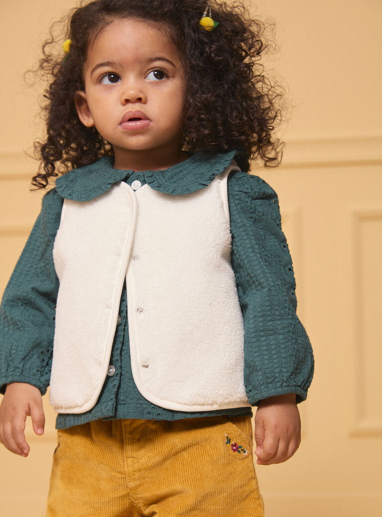 Off white CARDIGAN WHITHOUT SLEEVES LALOLA / 24H1BFO1CSM001