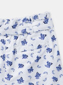 Off-white floral shorts KRESHOETTE / 24E2PFL1SHO001