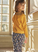 Navy blue leggings with floral print GILEGETTE / 23H2PF91LG070