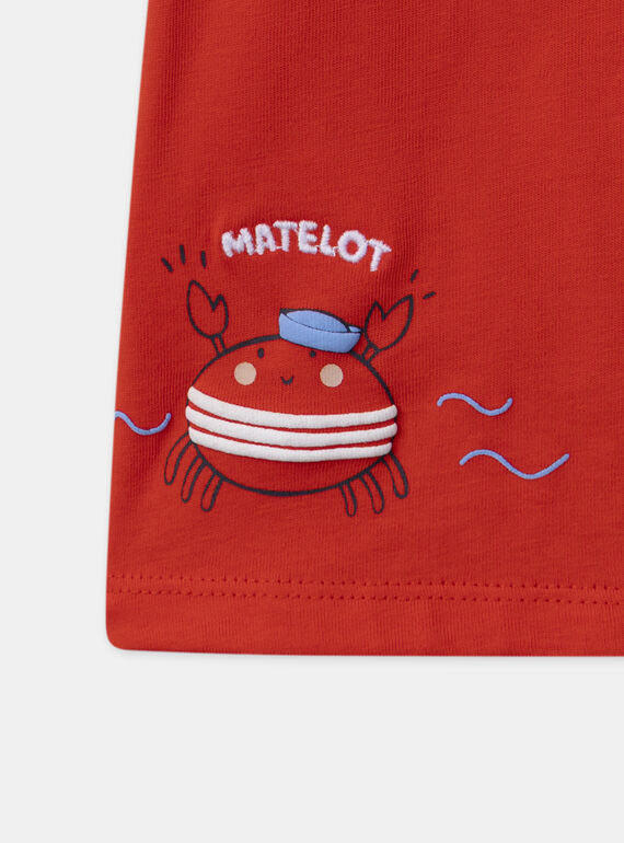 Red TEE SHIRT SS MAVASCO / 25E1BGQ1TMC050