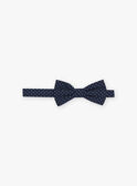 Child boy navy blue polka dot bow tie CINEPAGE / 22E4PGH1NOE070