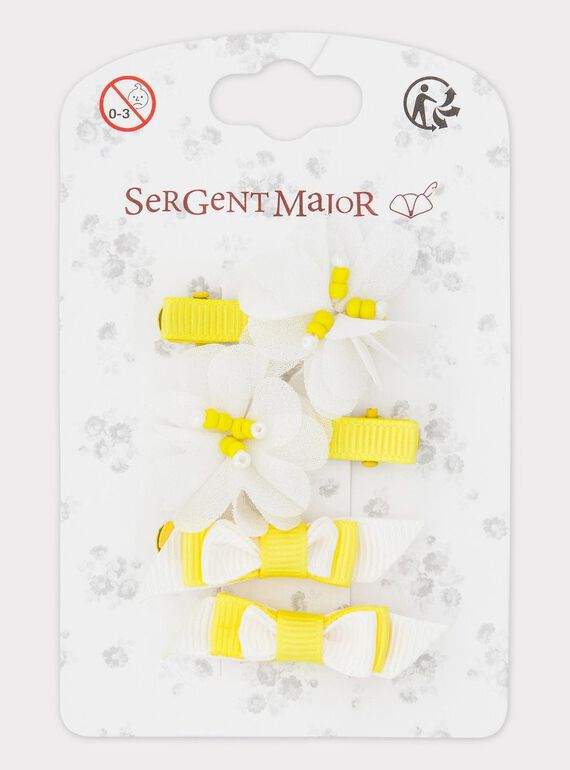 Golden yellow Hair clip RYENRIETTE / 19E4PFS1BRT106
