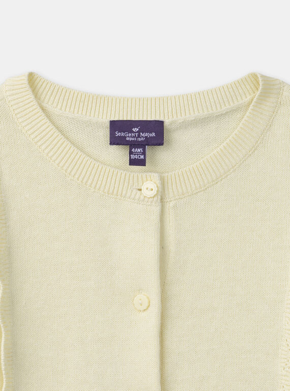 Yellow CARDIGAN MIXCAETTE 3 / 25E2PF51CARB102