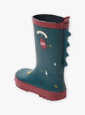 Green rain boots with crocodile animation child boy BANOSAGE / 21F10PG31D0C608