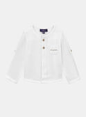 Off-white shirt with a grandad collar KAJOJO / 24E1BGD1CHM000