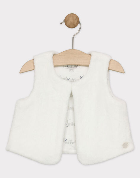 White Sleeveless Cardigan For Newborn For Sale On Sergent Major International Website White Sleeveless Cardigan For Newborn For Sale On Sergent Major International Website
