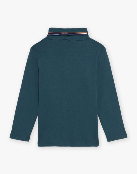Emerald green turtleneck sweater DOCHAGE / 22H3PGU1SPL608