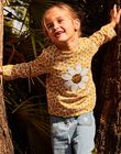 Off white floral print and reversible sequin sweater FASWETTE / 23E2PF81SWE001
