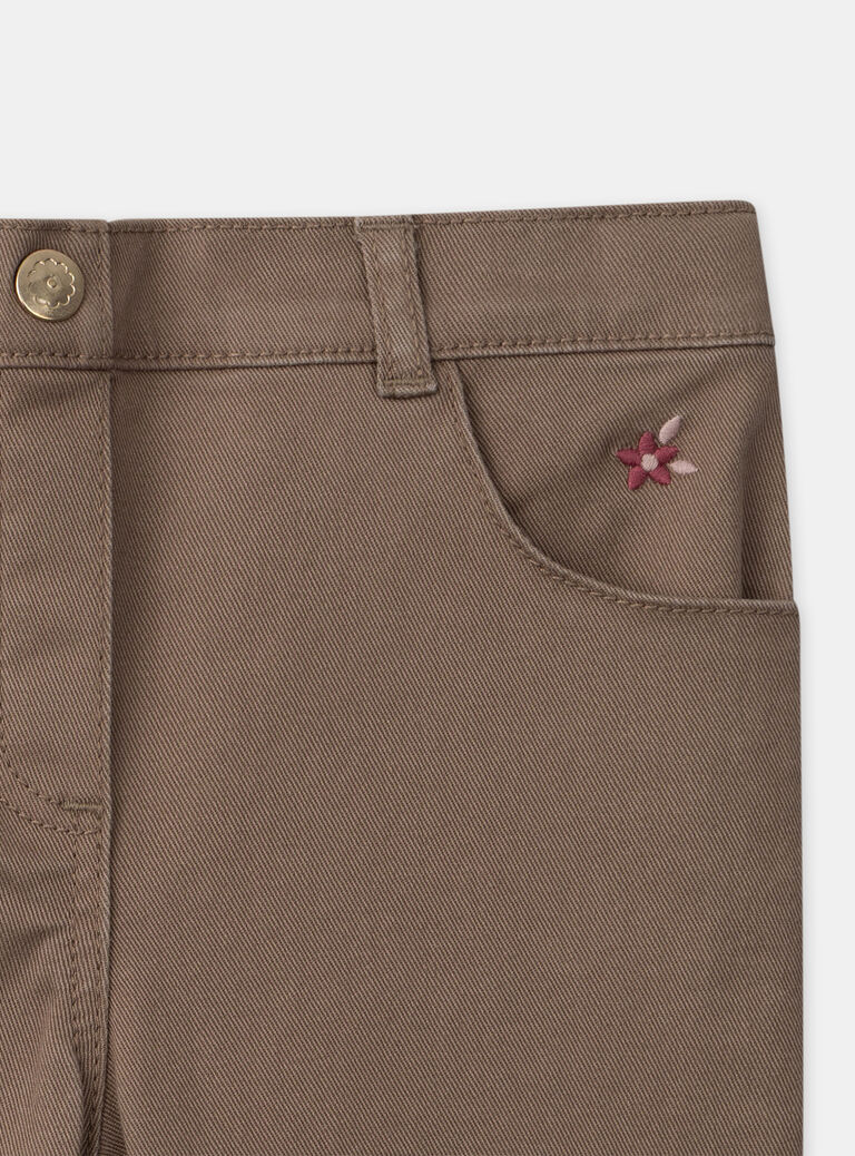 Brown PANTS NISLIMETTE / 25H2PFS1PAN821
