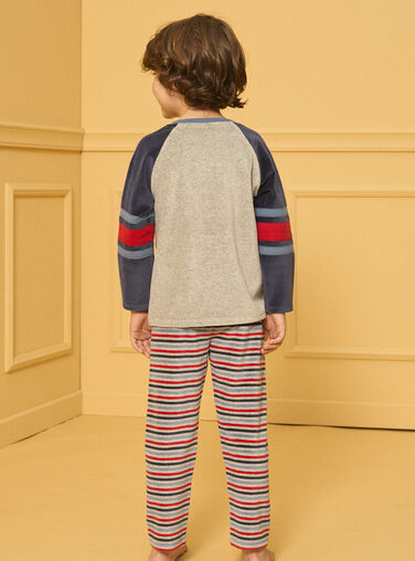 Heather grey PYJAMA LECHOAGE / 24H5PG41PYJ943