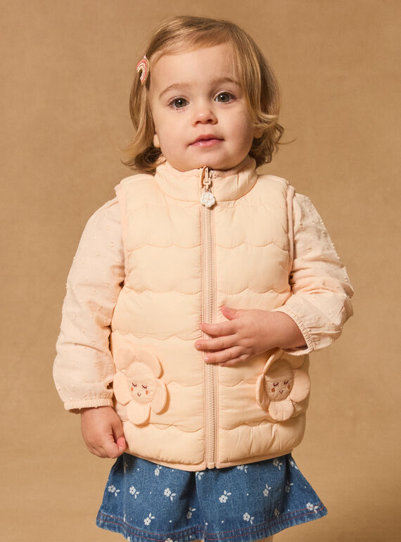 Orange DOWN JACKET MABLANCHE / 25E1BF71D3EE403