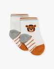 Baby boy jacquard socks with jungle animals CAKRIS / 22E4BG92SOQ001