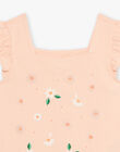 Child girl apricot T-shirt CHODIETTE / 22E2PFM2TMC406