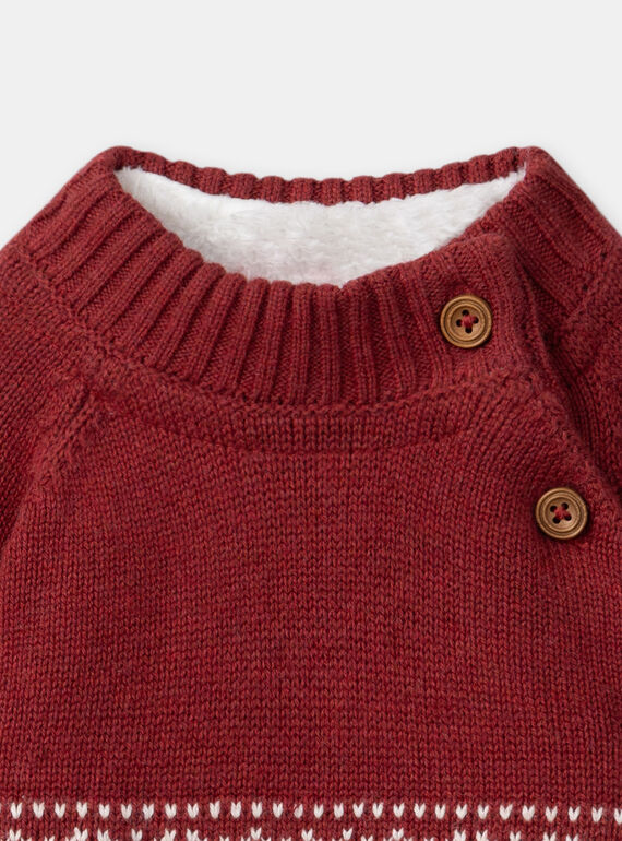 Burgundy PULLOVER LASIXON / 24H1BGR1PUL501