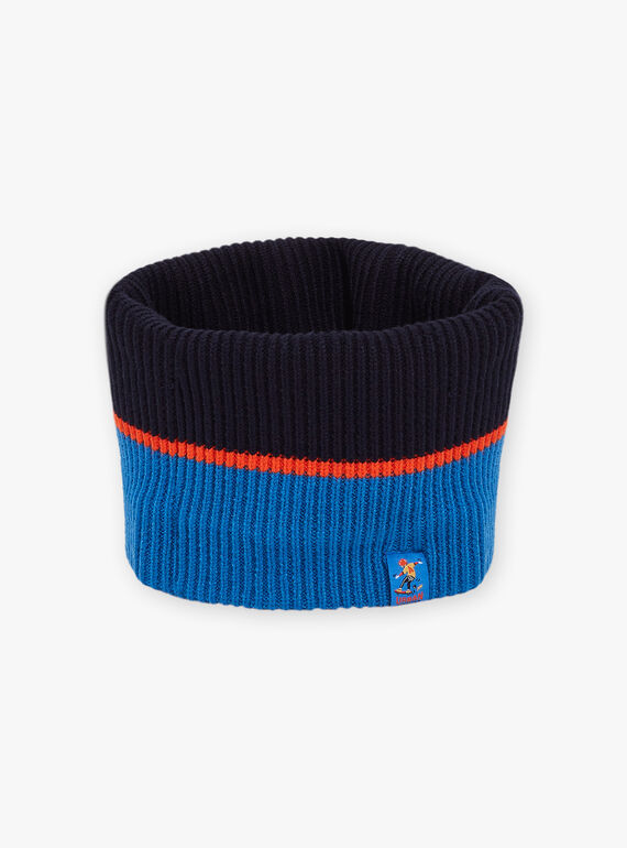 Knitted tricolor snood DEROULAGE / 22H4PGM2SNO713