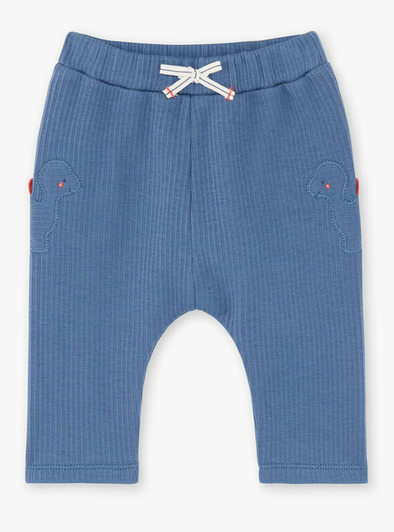 Baby boy gentian blue pants ZAEDDY / 21E1BGB1PANC230