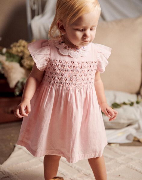 Pink poplin dress FAFLEUR / 23E1BFI2ROBD320