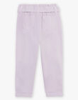 Purple paperbag pants DABETTE / 22H2PF51PAN328
