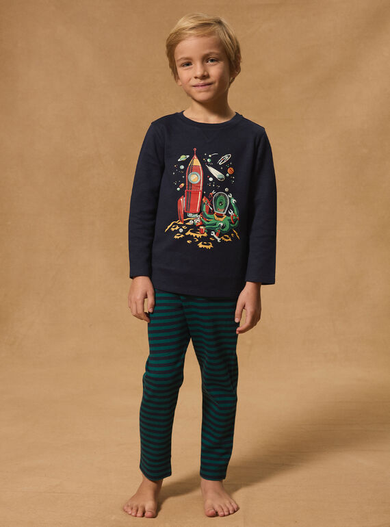 Blue PYJAMA MUIFUSAGE / 25E5PGE4PYJC243