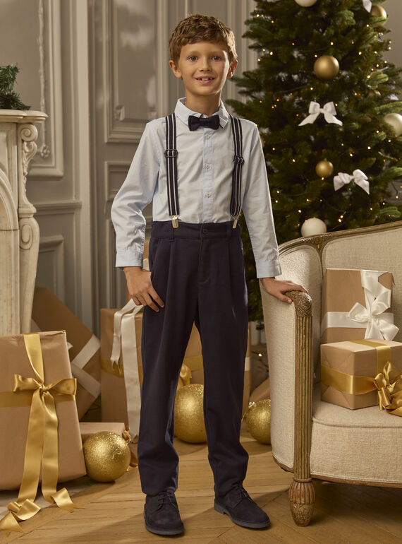 Navy SUSPENDERS / STRAPS / BRACES LEDRETAGE / 24H4PGT1BREC205