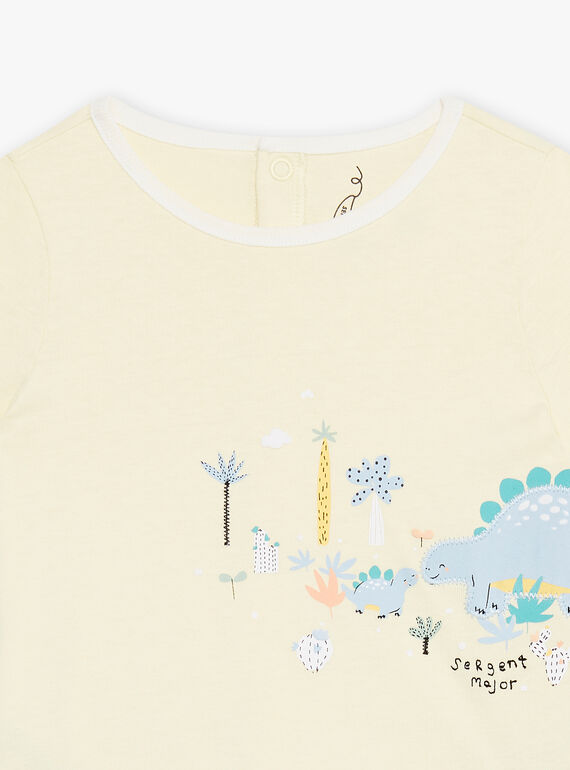 baby boy yellow pajamas CEIZAAC / 22E5BG51PYJ104