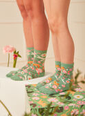 Cat design jacquard Socks KOSSETTE / 24E4PFP1SOQG606