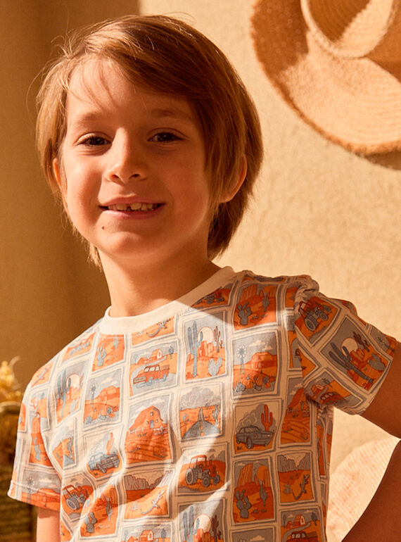 White TEE SHIRT SS MLOPRINAGE / 25E3PGP2TMC000