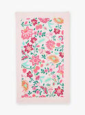 Nude bath towel with floral print KLUPLAETTE / 24E4PFG1SRVD319