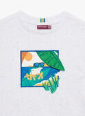 Ecru short sleeve t-shirt FLEFROGAGE / 23E3PGS3TMC001