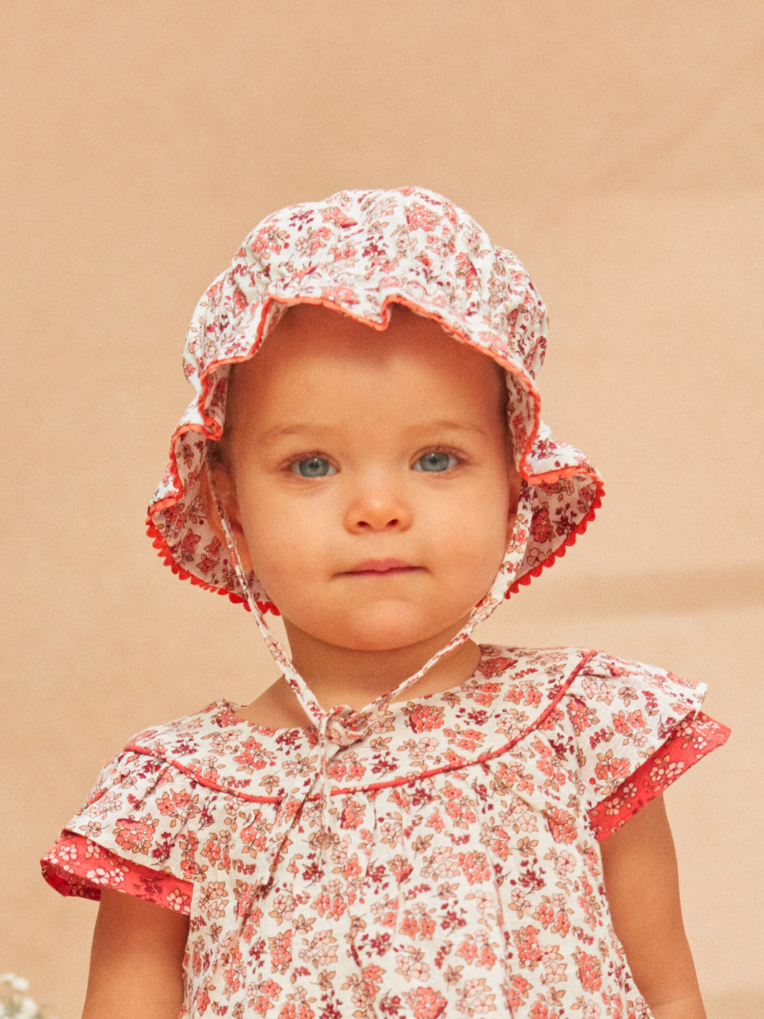 Floral pattern hat hot sale