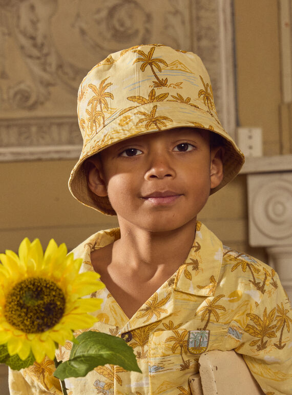 Straw yellow HAT MLABOBAGE / 25E4PGK2CHA104