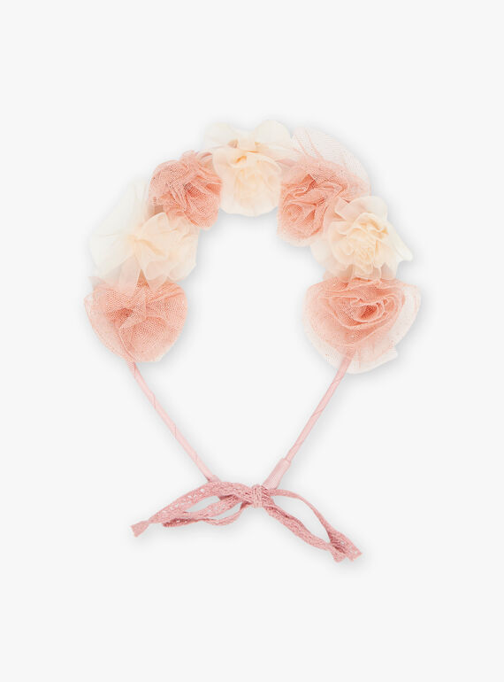 Pink flower crown FYRONETTE / 23E4PFE1ACDD333