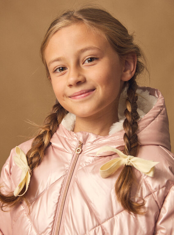 Old rose DOWN JACKET NISUCETTE / 25H2PFF1D3E303