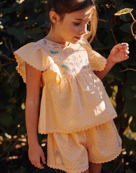 Clementine blouse with floral embroidery FLATOPETTE / 23E2PFO1CHEE409