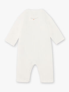 Mixed birth sleep suit and socks ecru BOCAROL / 21H0CM41ENS001